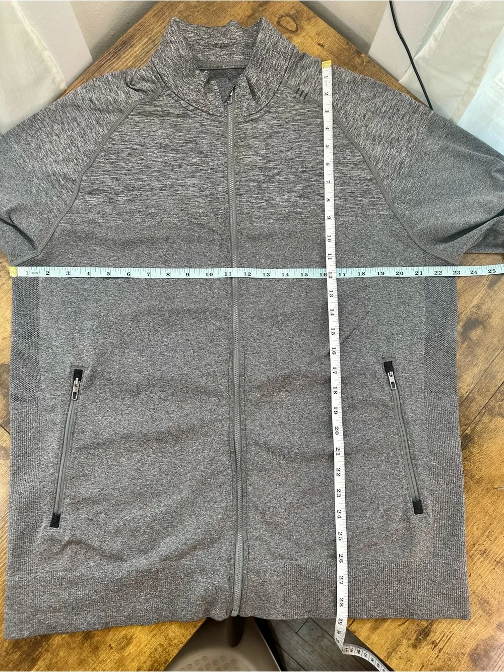 Lululemon Men’s Pulse Jacket, Heathered Black Gray, XL